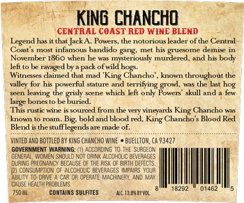 King Chancho Red Wine Blend
